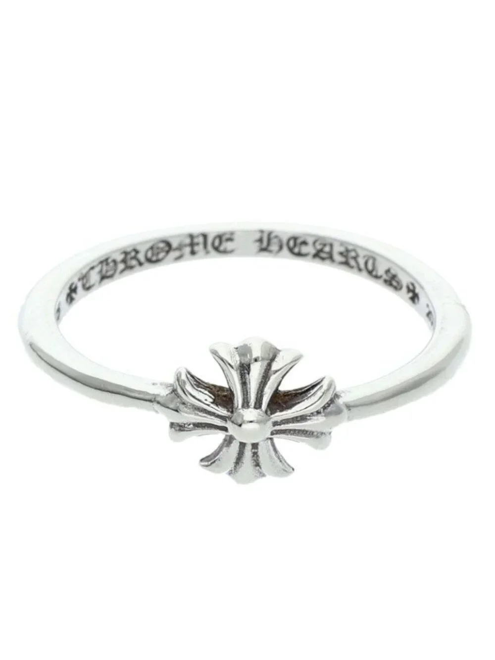 Chrome Hearts Bubblegum CH Pls CH Plus Silver Ring